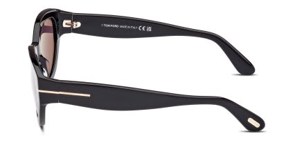 Tom Ford TF1086 Penny Shiny Black glasses - Shiny Black - Side View