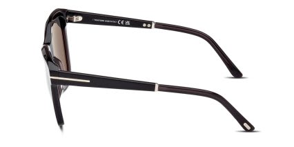 Tom Ford TF1087 Lucia Black glasses - Black - Side View