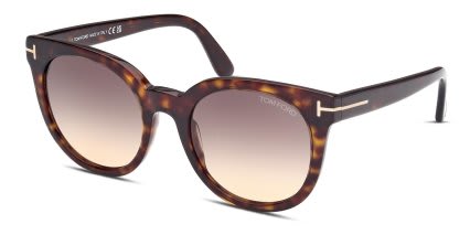 Tom Ford TF1109 Moira Tortoise glasses - Tortoise - Angle View