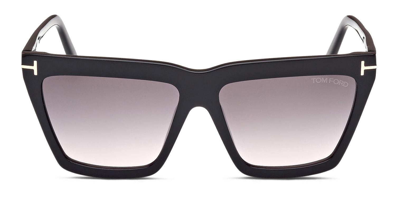 Tom Ford TF1110 Eden Shiny Black glasses - Shiny Black - Frontal View