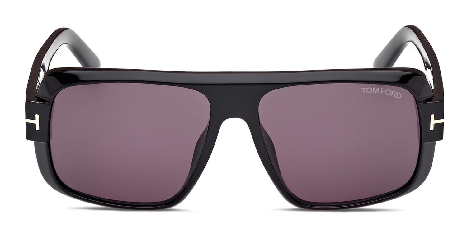 Tom Ford TF1101 Turner Shiny Black glasses - Shiny Black - Frontal View