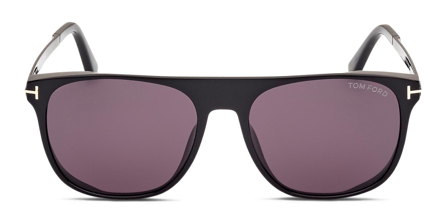 Tom Ford TF1105 Lionel-02 Shiny Black glasses - Shiny Black - Frontal View