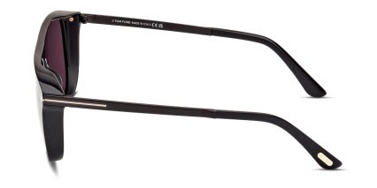 Tom Ford TF1105 Lionel-02 Shiny Black glasses - Shiny Black - Side View