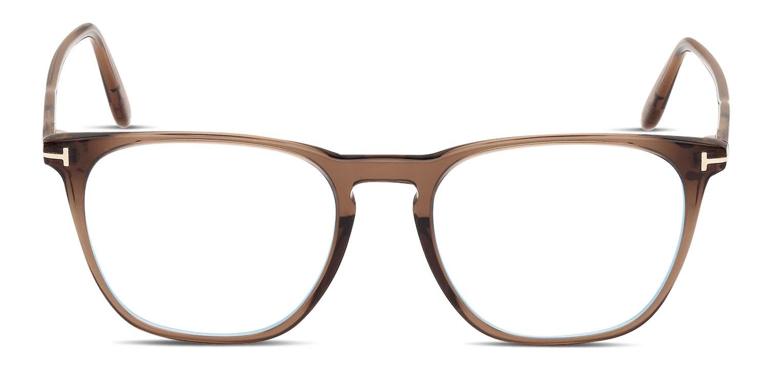Tom Ford TF5937-B Brown glasses - Brown - Frontal View