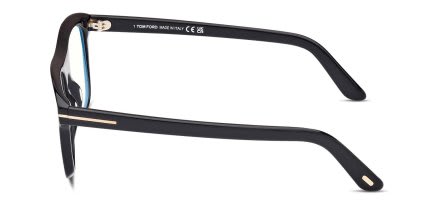 Tom Ford TF5939-B Shiny Black glasses - Shiny Black - Side View