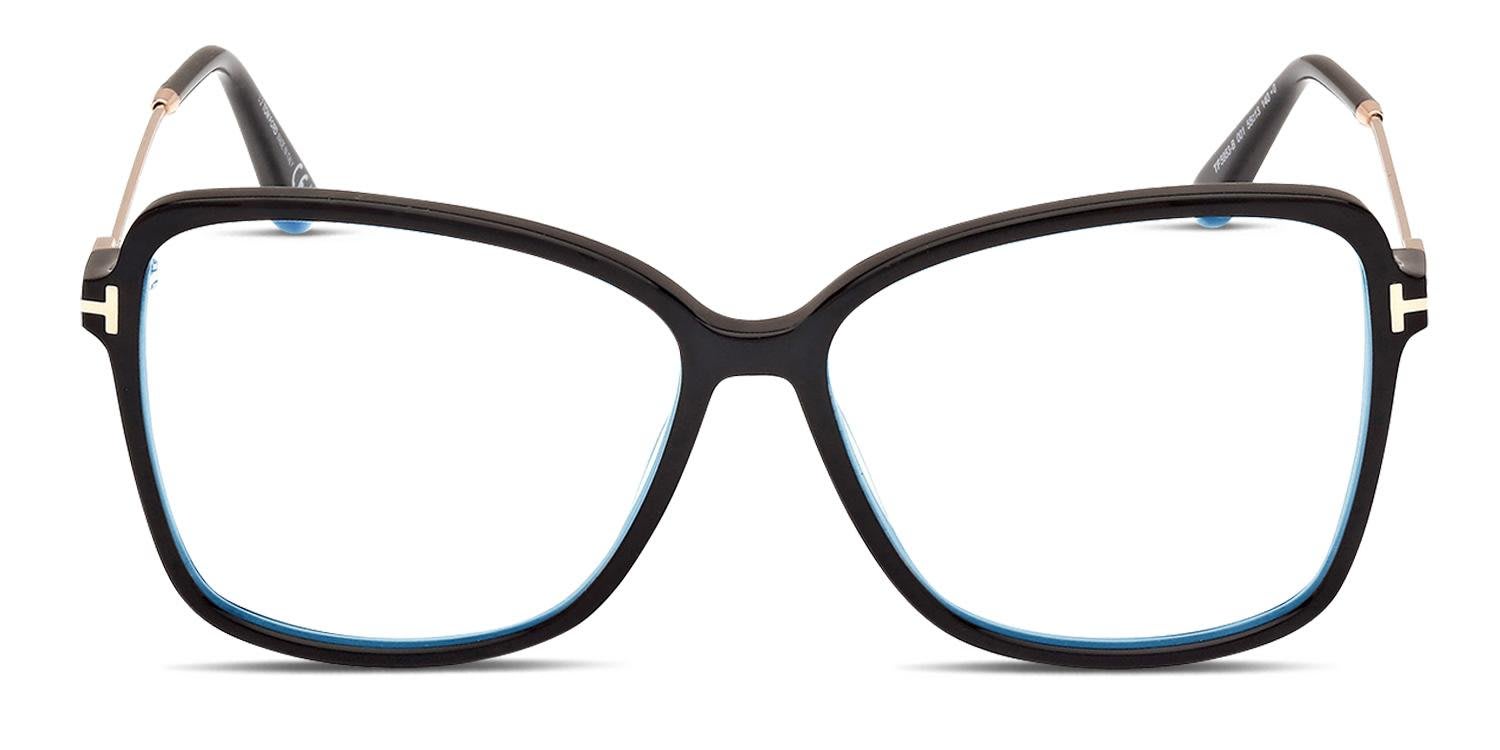 Tom Ford TF5953-B Shiny Black glasses - Shiny Black - Frontal View