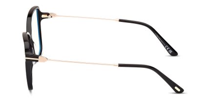 Tom Ford TF5953-B Shiny Black glasses - Shiny Black - Side View