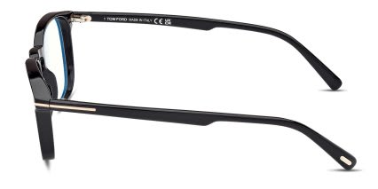 Tom Ford TF5960-B Shiny Black glasses - Shiny Black - Side View