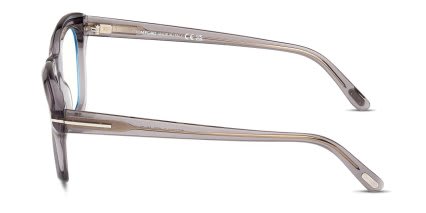 Tom Ford TF5961-B Gray glasses - Gray - Side View