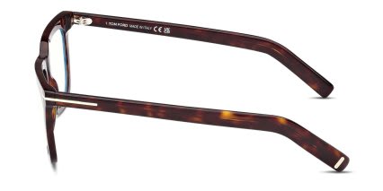 Tom Ford TF5963-B Tortoise glasses - Tortoise - Side View