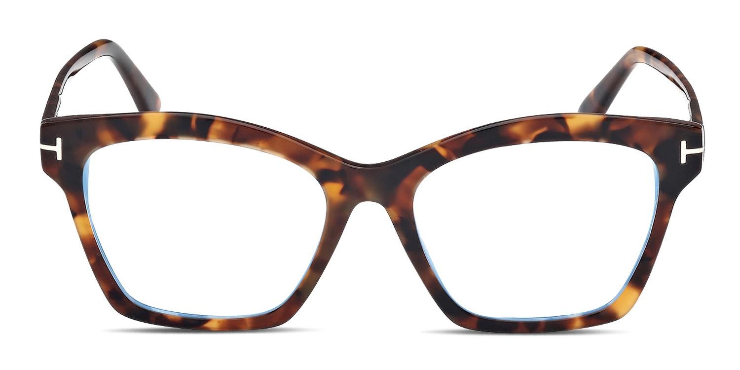 Tom Ford TF5965-B Tortoise glasses - Tortoise - Frontal View