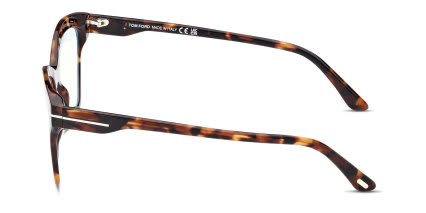 Tom Ford TF5965-B Tortoise glasses - Tortoise - Side View