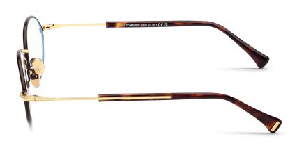 Tom Ford TF5973-B Brown, Gold glasses - Brown / Gold - Side View