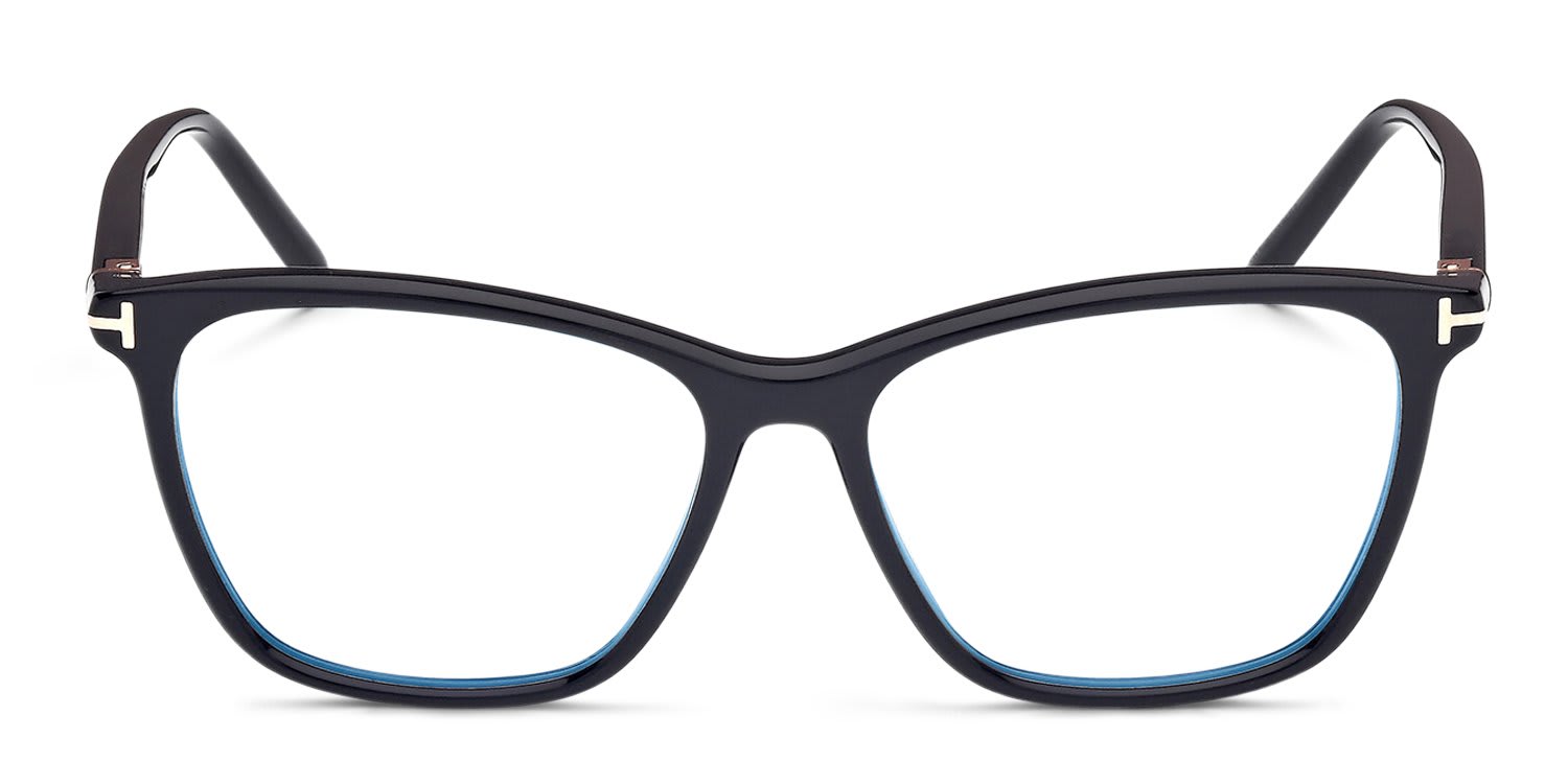 Tom Ford TF5989-B Shiny Black glasses - Shiny Black - Frontal View