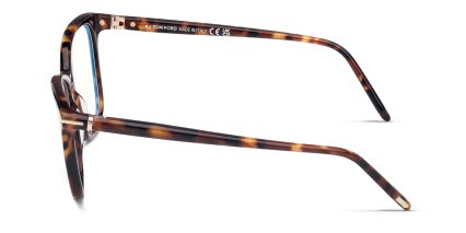 Tom Ford TF5989-B Tortoise glasses - Tortoise - Side View