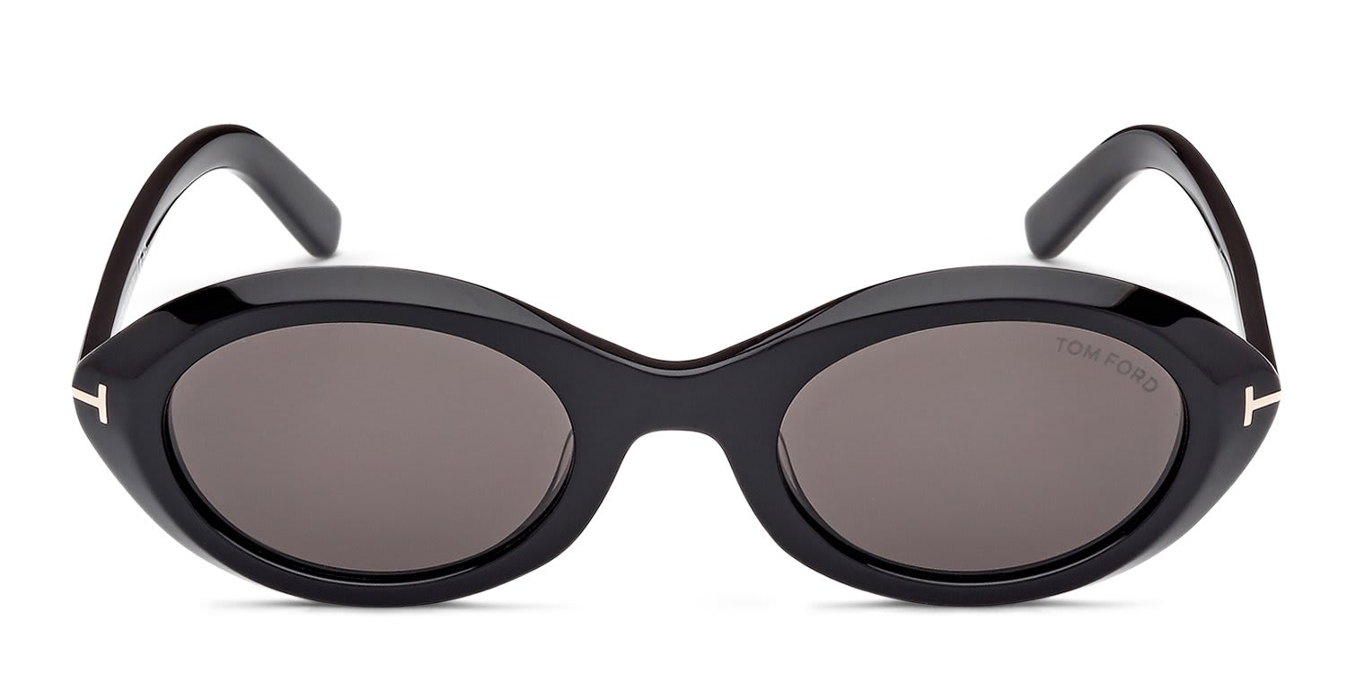 Tom Ford TF1186 Carmen Shiny Black glasses - Shiny Black - Frontal View