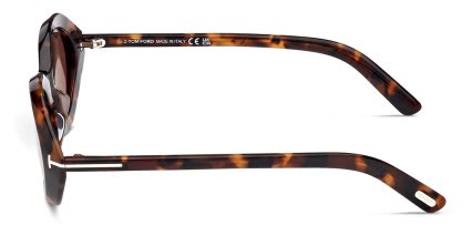 Tom Ford TF1186 Carmen Tortoise glasses - Tortoise - Side View