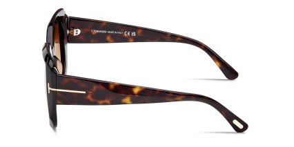 Tom Ford TF1220 Carla-02 Brown, Tortoise glasses - Brown / Tortoise - Side View