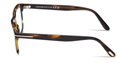 Tom Ford TF6032-B Tortoise, Yellow glasses - Tortoise / Yellow - Side View