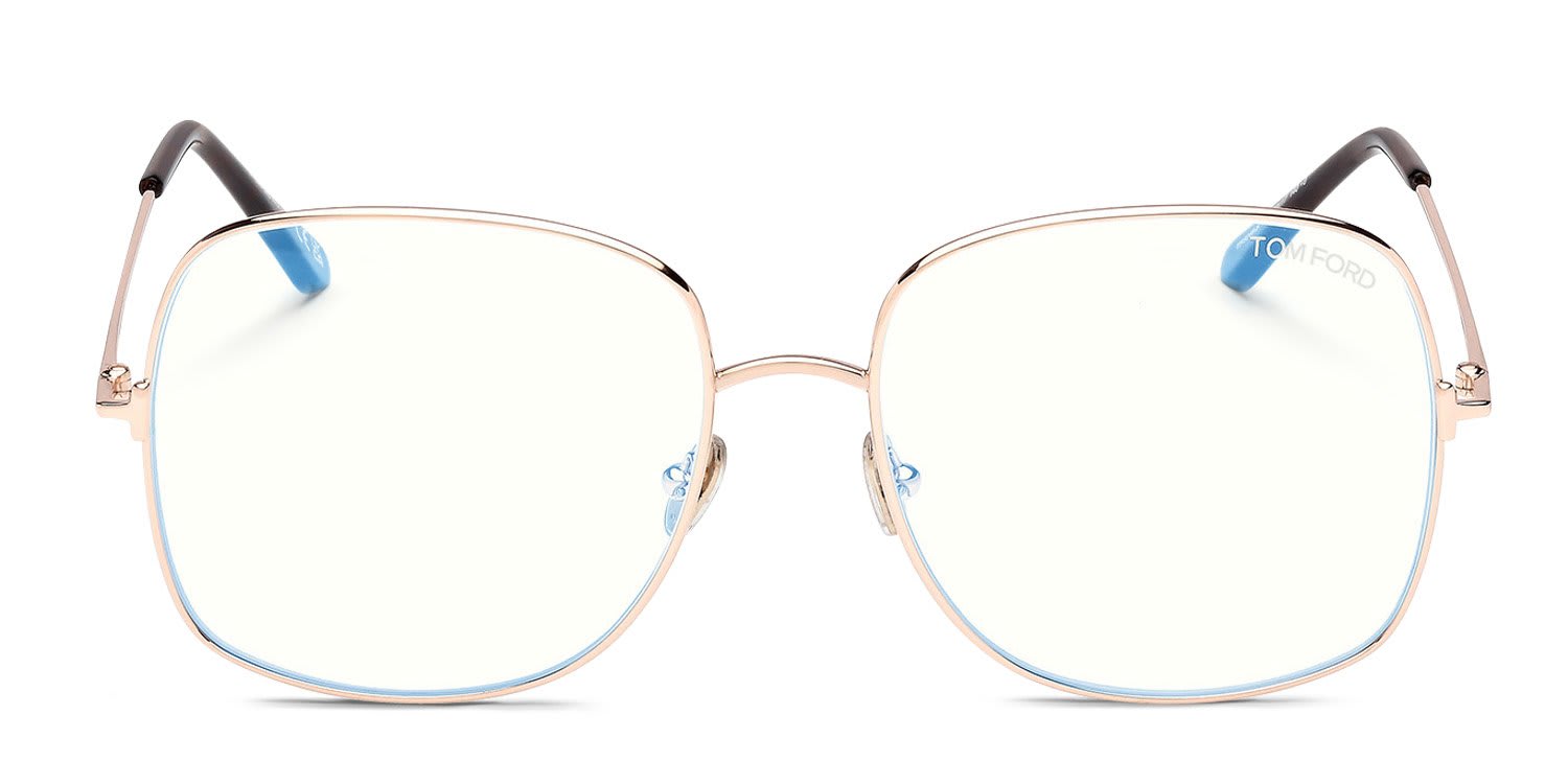 Tom Ford TF6048-B Rose Gold glasses - Rose Gold - Frontal View
