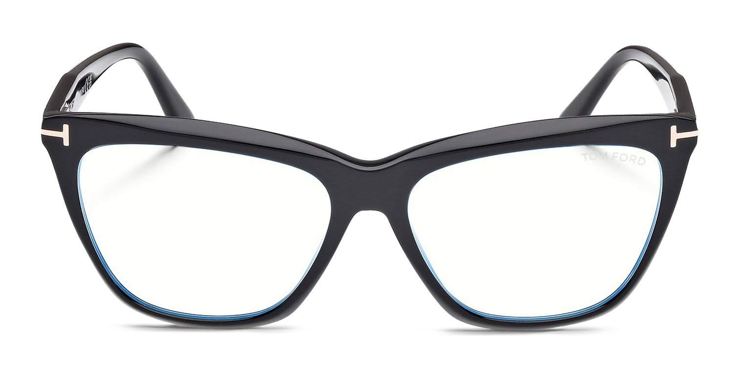 Tom Ford TF6064-B Shiny Black glasses - Shiny Black - Frontal View