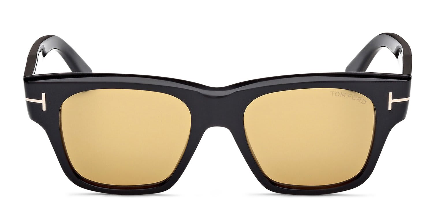 Tom Ford TF1280 Caine-02 Black glasses - Black - Frontal View