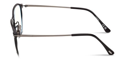 Tom Ford FT6087-B Black glasses - Black - Side View
