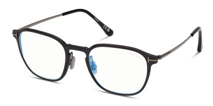 Tom Ford FT6087-B Black glasses - Black - Angle View