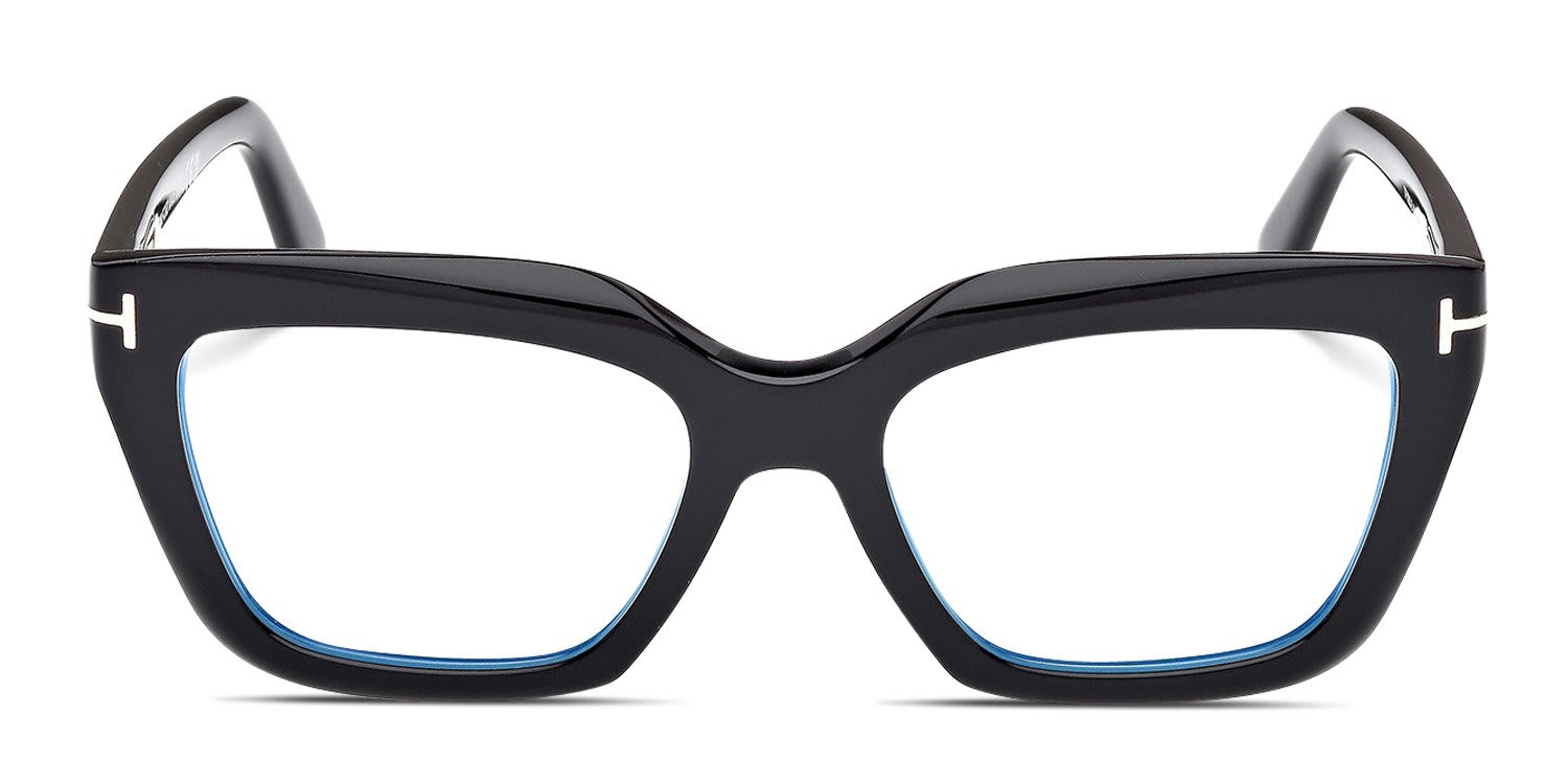 Tom Ford FT6093-B Black glasses - Black - Frontal View