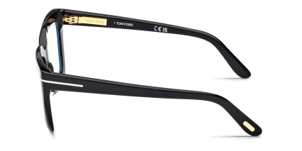 Tom Ford FT6093-B Black glasses - Black - Side View
