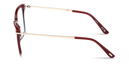 Tom Ford FT6097-B Red glasses - Red - Side View