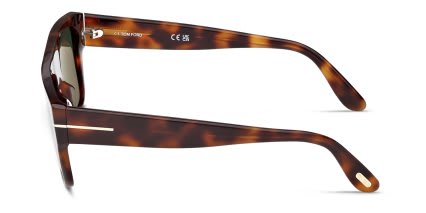 Tom Ford TF0907 Dunning-02 Tortoise glasses - Tortoise - Side View