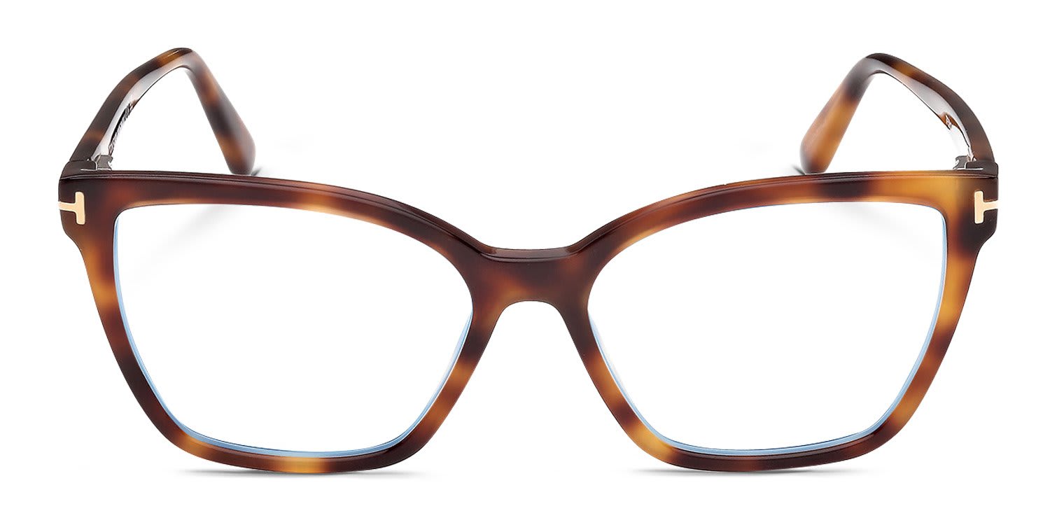 Tom Ford TF5812-B Tortoise glasses - Tortoise - Frontal View
