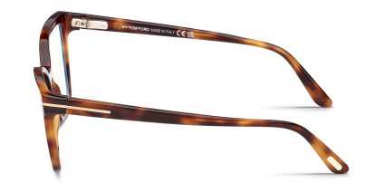 Tom Ford TF5812-B Tortoise glasses - Tortoise - Side View