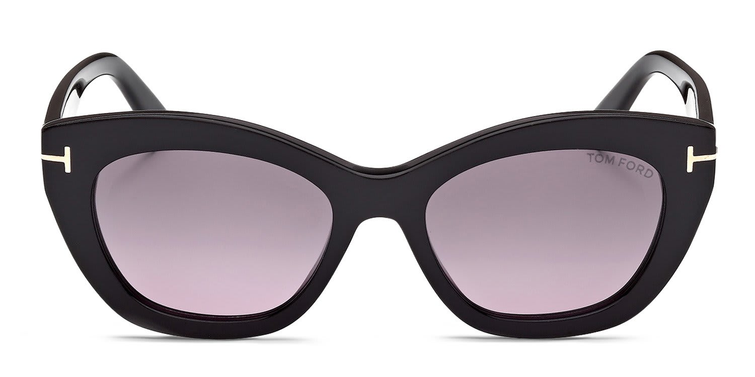 Tom Ford TF1285 Linda-02 Black glasses - Black - Frontal View