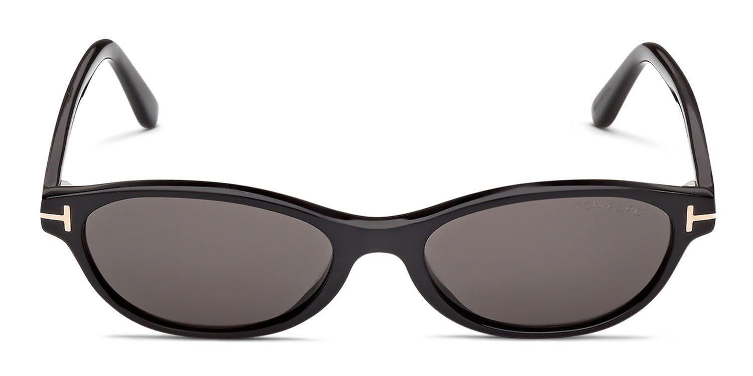 Tom Ford FT1310 Black, Gray glasses - Black / Gray - Frontal View
