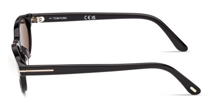 Tom Ford FT1310 Black, Gray glasses - Black / Gray - Side View