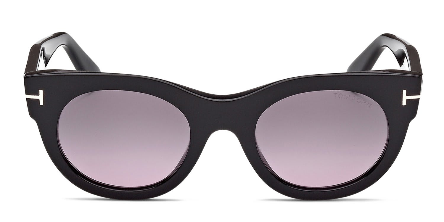 Tom Ford FT1315 Black, Gray glasses - Black / Gray - Frontal View