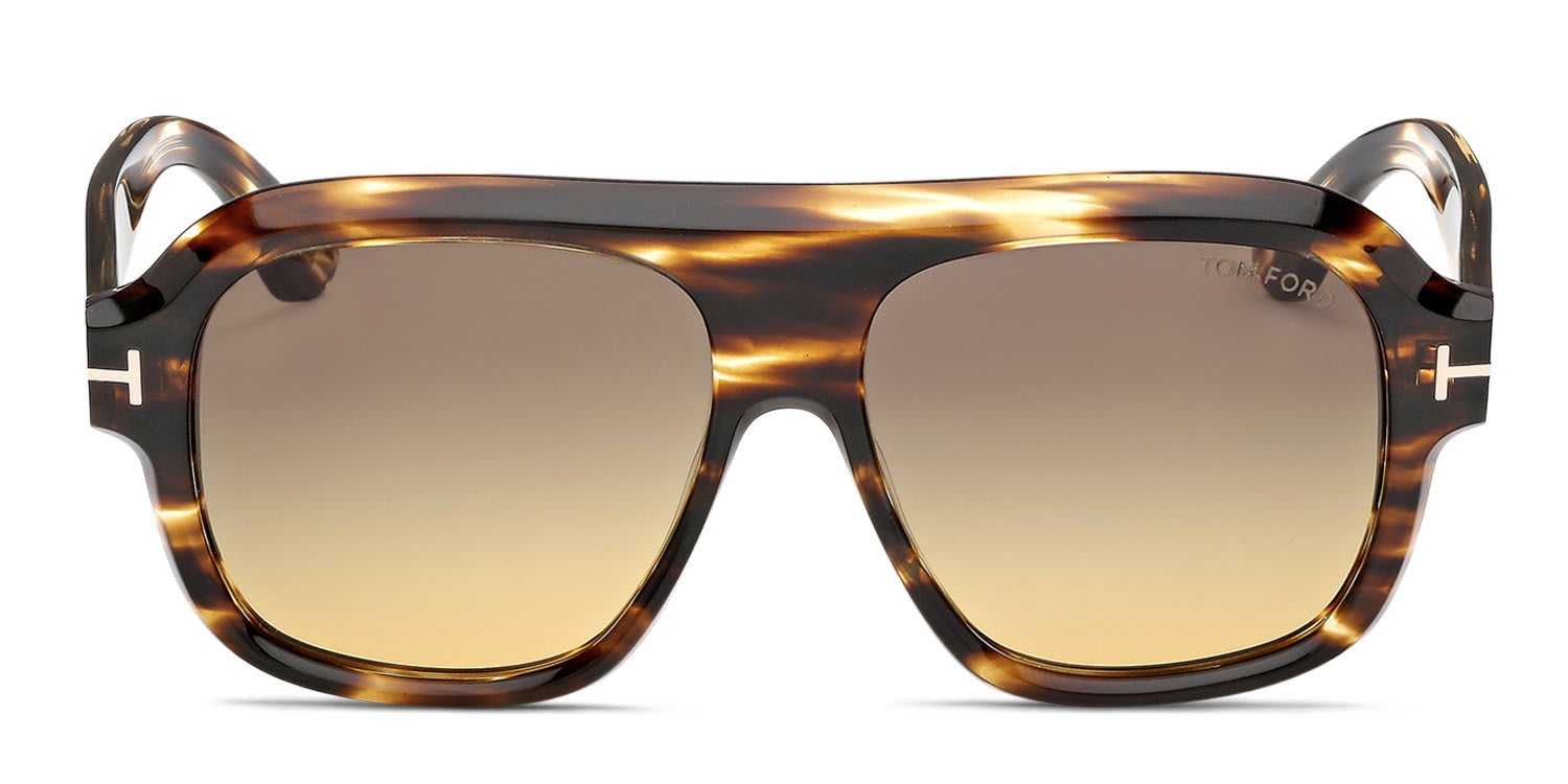 Tom Ford FT1324 Tortoise, Gray glasses - Tortoise / Gray - Frontal View