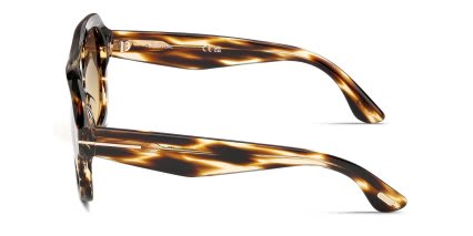 Tom Ford FT1324 Tortoise, Gray glasses - Tortoise / Gray - Side View