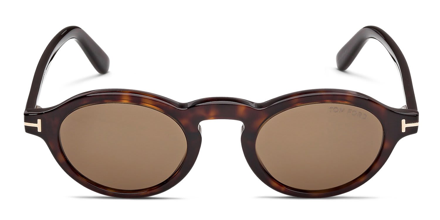 Tom Ford FT1332 Aristotele Tortoise, Brown glasses - Tortoise / Brown - Frontal View