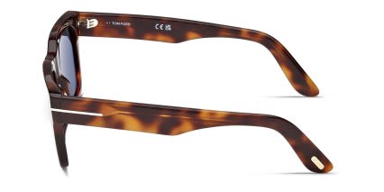 Tom Ford FT1333 Andy Beige, Tortoise, Blue glasses - Beige / Tortoise / Blue - Side View