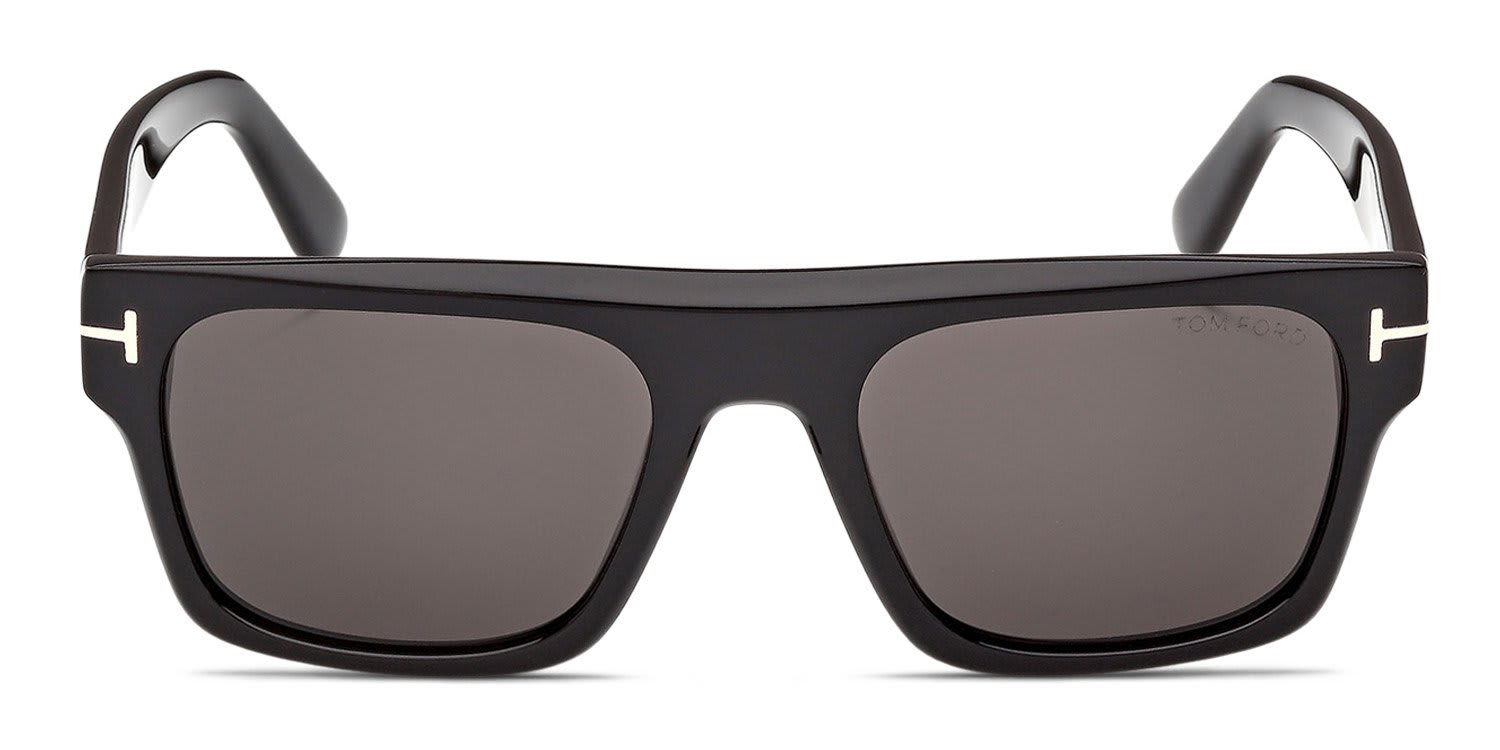 Tom Ford FT1337 Cyrus Black, Gray glasses - Black / Gray - Frontal View