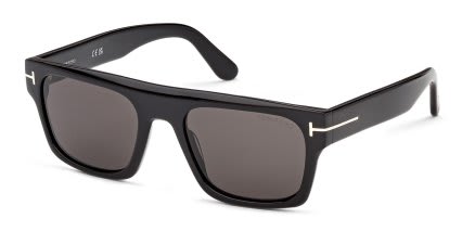 Tom Ford FT1337 Cyrus Black, Gray glasses - Black / Gray - Angle View