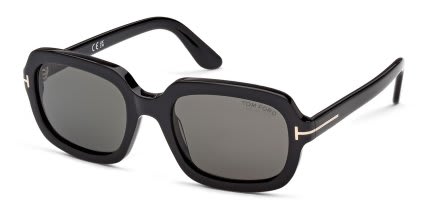 Tom Ford FT1342 Lana Black, Gray glasses - Black / Gray - Angle View