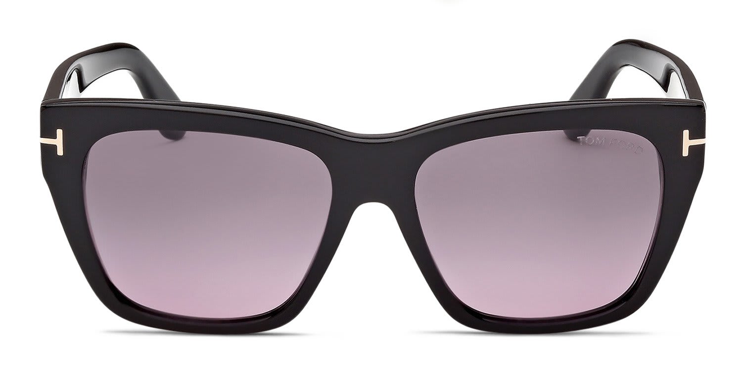 Tom Ford FT1343 Flynn Black, Gray glasses - Black / Gray - Frontal View