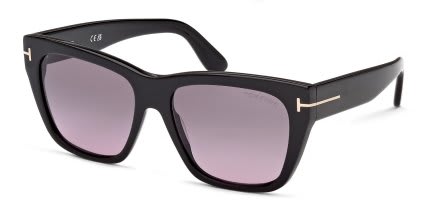 Tom Ford FT1343 Flynn Black, Gray glasses - Black / Gray - Angle View
