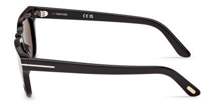Tom Ford FT1362 Black, Gray glasses - Black / Gray - Side View