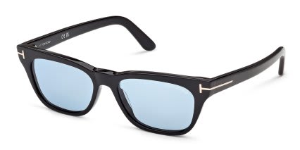 Tom Ford FT1362 Black, Blue glasses - Black / Blue - Angle View