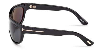 Tom Ford FT1363 Black, Gray glasses - Black / Gray - Side View